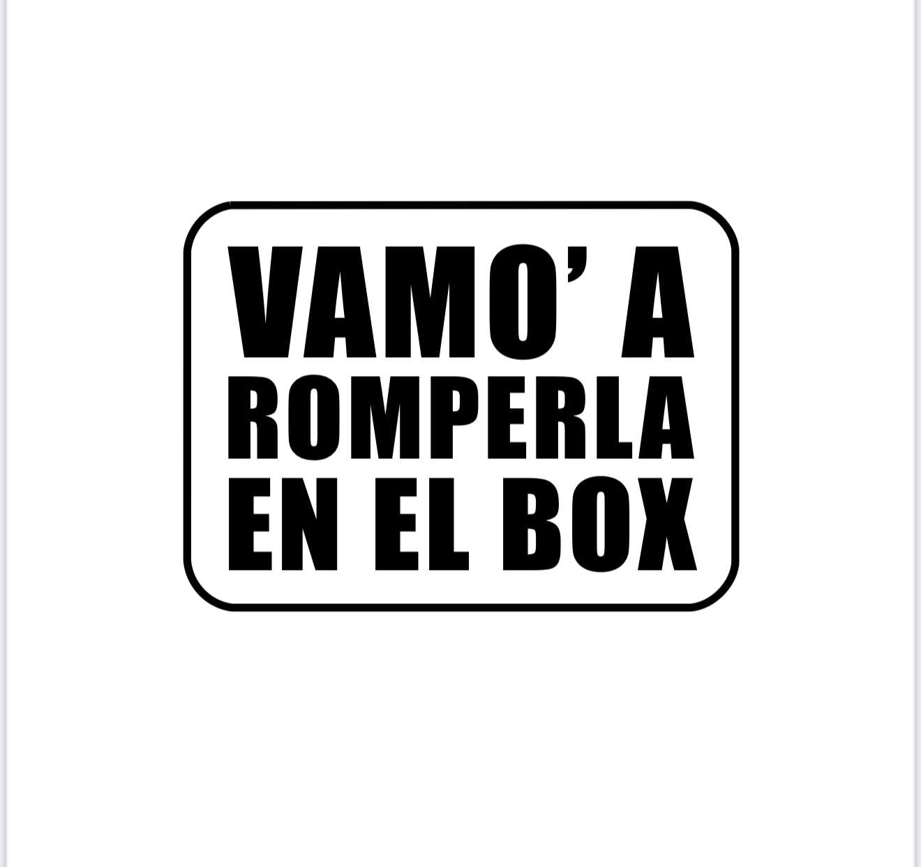 Vamo' a Romperla Patch